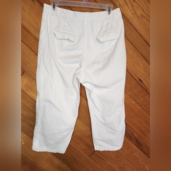 Christopher & Banks size 6 white capris - Picture 7 of 11